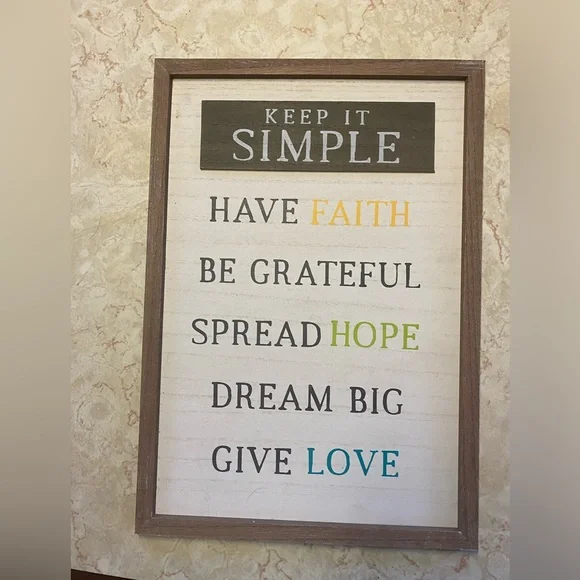 Simple Sign - Picture 1 of 1